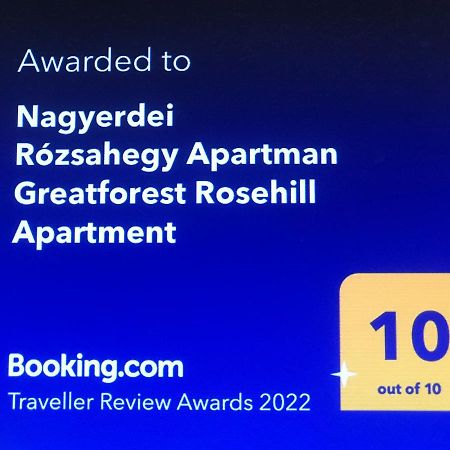 Greatforest Rosehill 1 Apartman Дебрецен Экстерьер фото